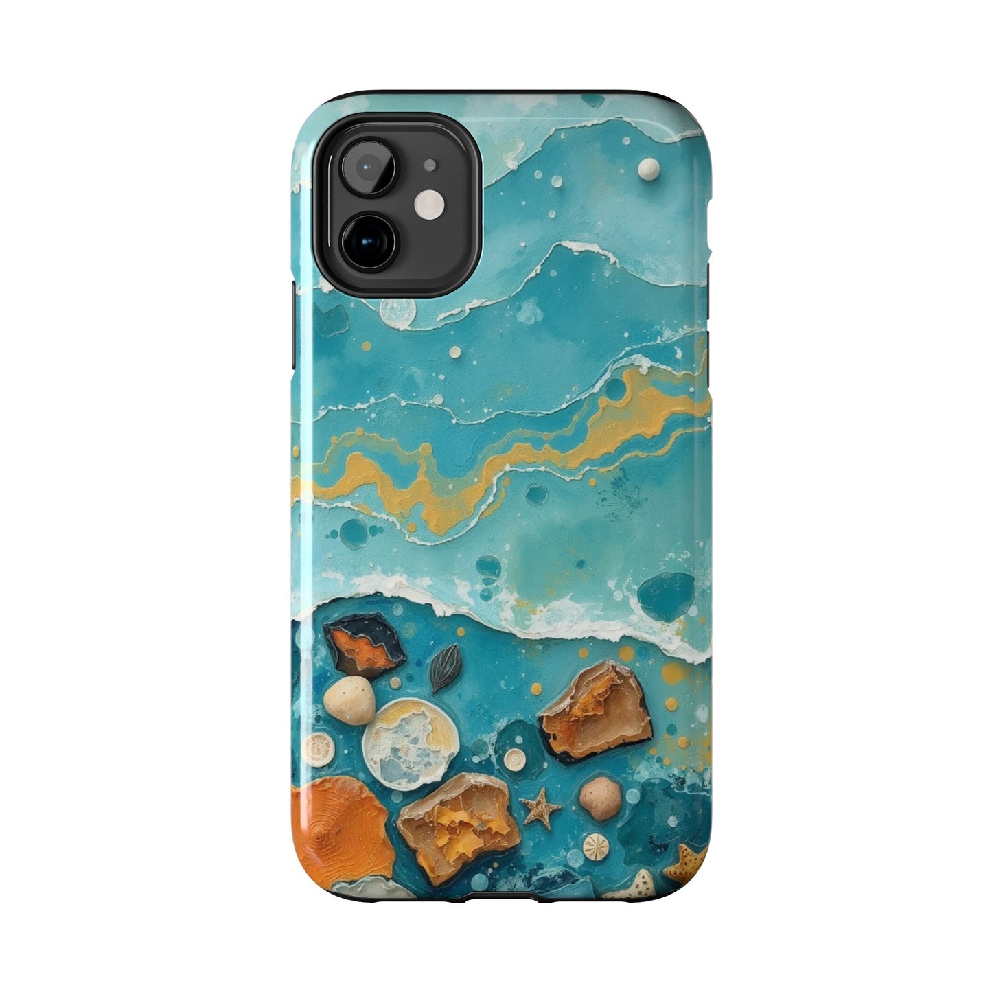 Ocean-Inspired Tough Phone Cases - Coastal Beach Vibe, Easy Accessory for Beach Lovers