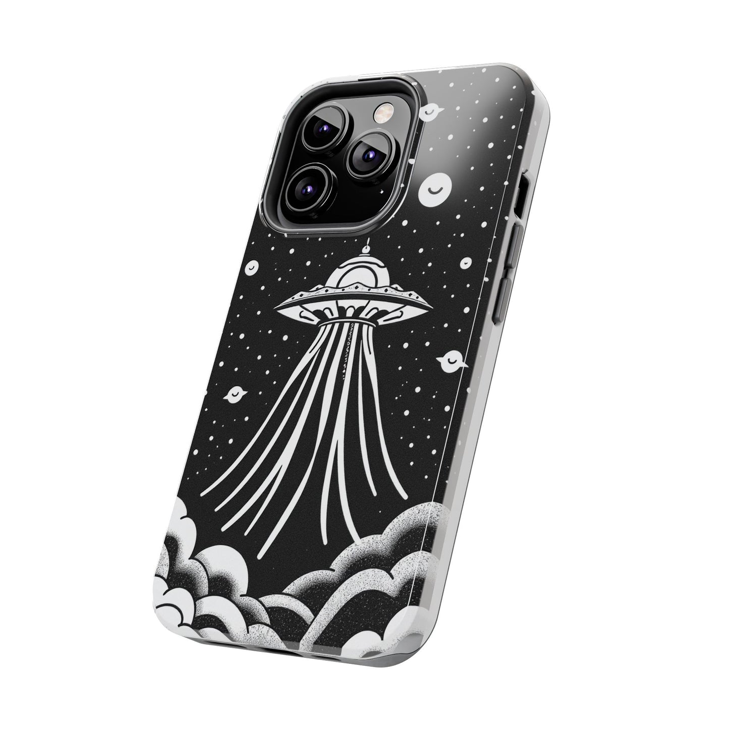 Galaxy UFO Tough Phone Case - Durable Protection with Unique Space Design