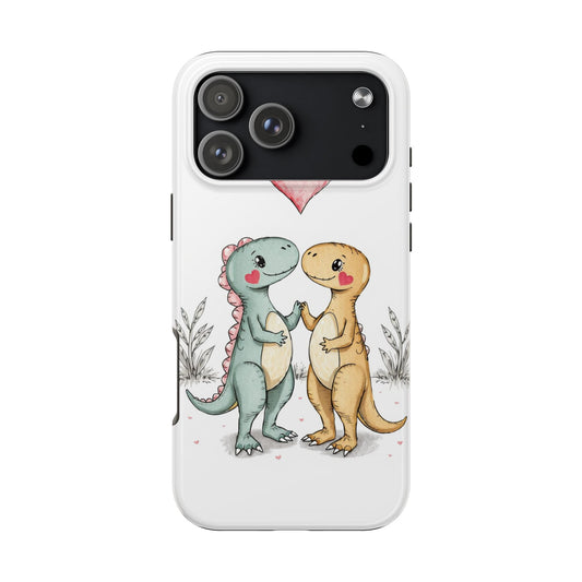 Dino Couples - Tough Phone Case for iPhone