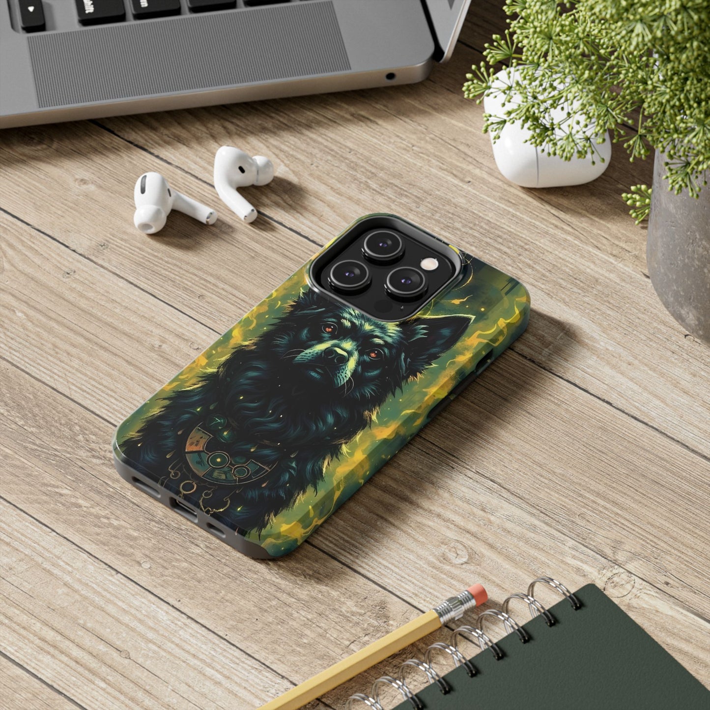 Mystical Dog Tribe Phone Case - Tough and Stylish for Pet Lovers - for iPhone