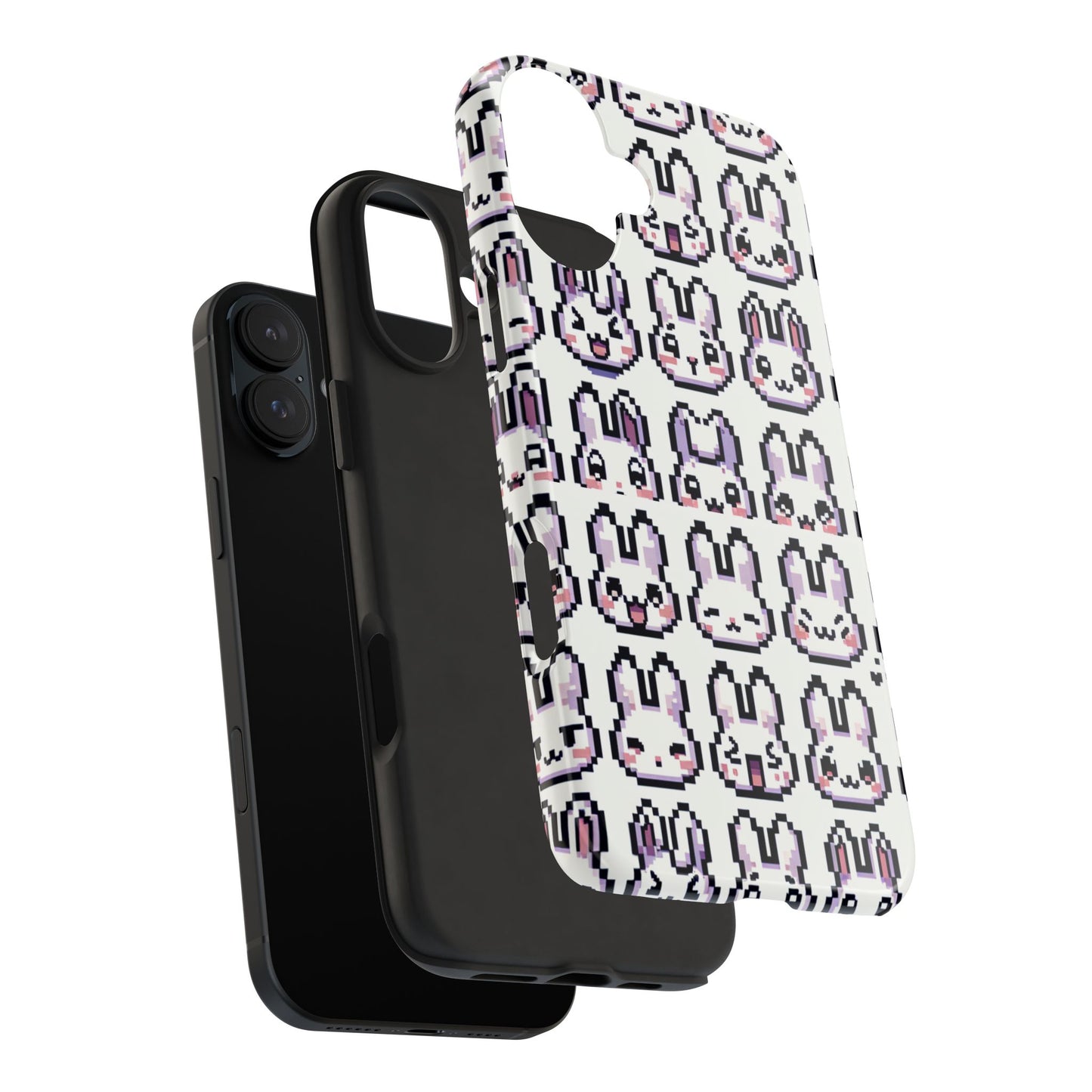 Cute Pixel Bunny Tough Phone Case - Stylish & Protective Cover for iPhone
