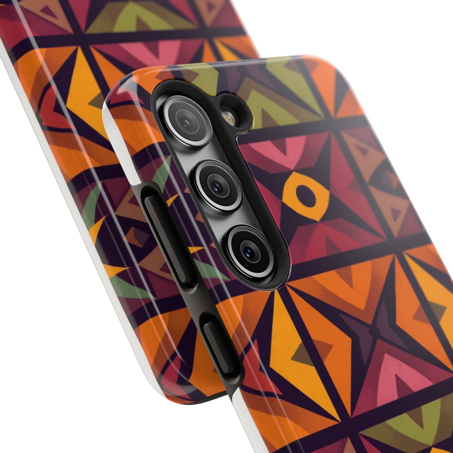 Vibrant Tribal Geometric Tough Phone Case - Colorful Protection for Your iPhone
