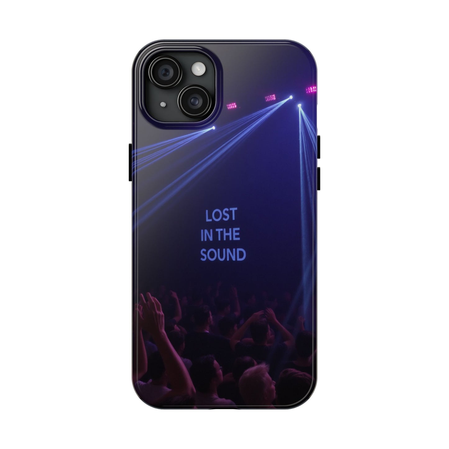 Vibrant Tough Phone Case - 'Lost in the Sound' Design for Music Lovers