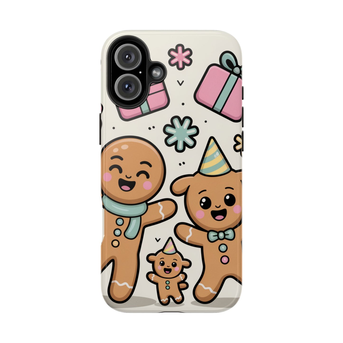 Gingerbread Family Dancing Holiday Phone Case