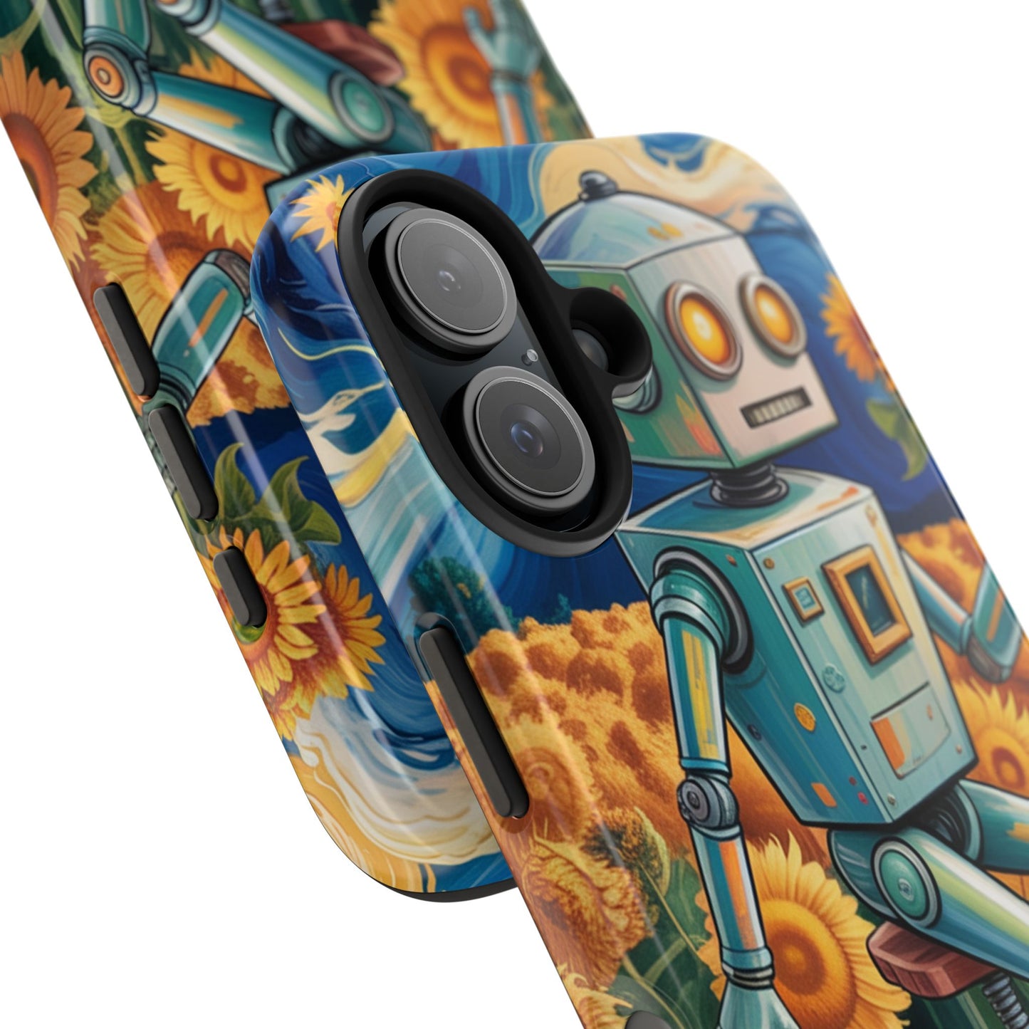 Robot Cycle Tough Phone Case - Durable & Unique Design