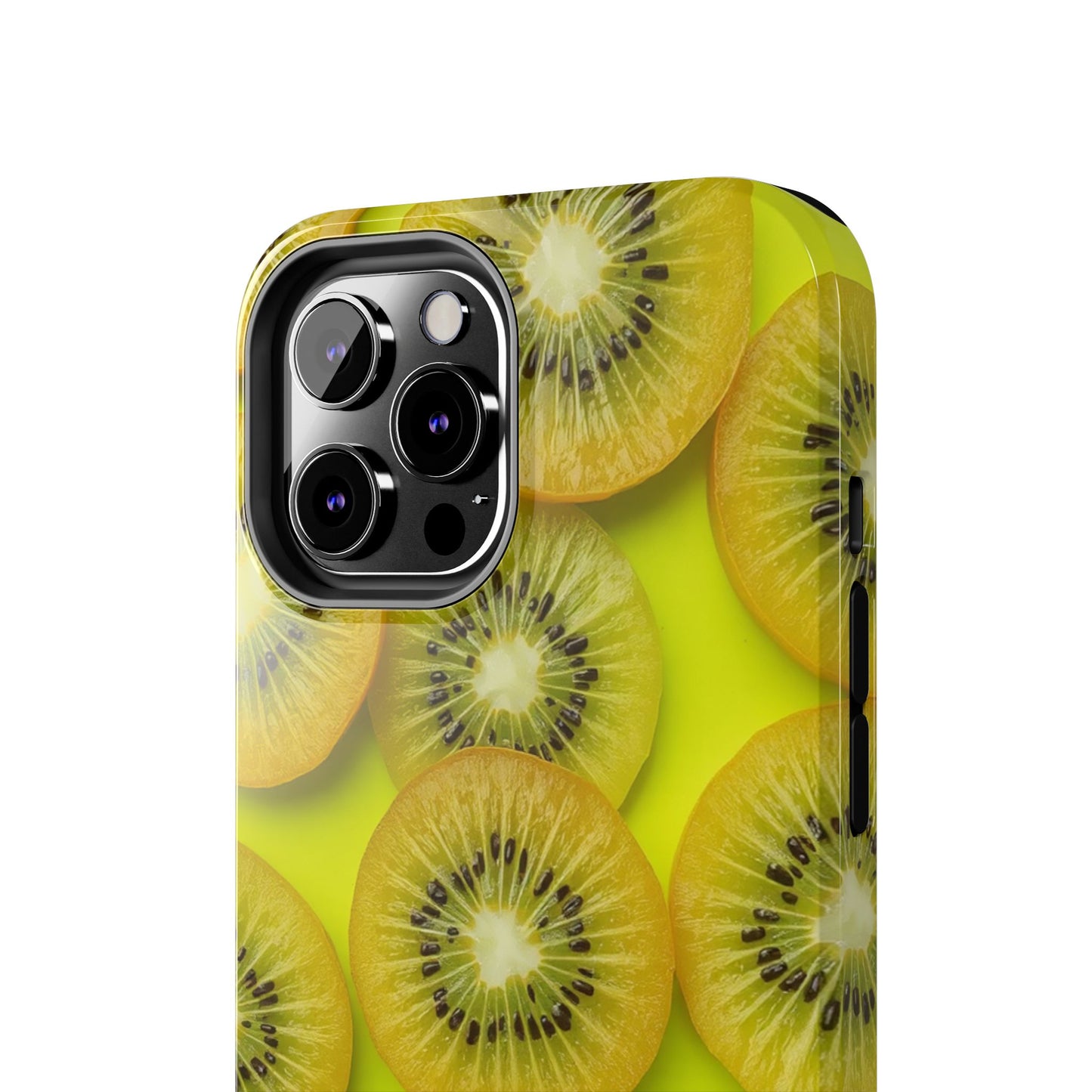 Vibrant Kiwi Tough Phone Case - Bright Yellow Design for Fruit Lovers