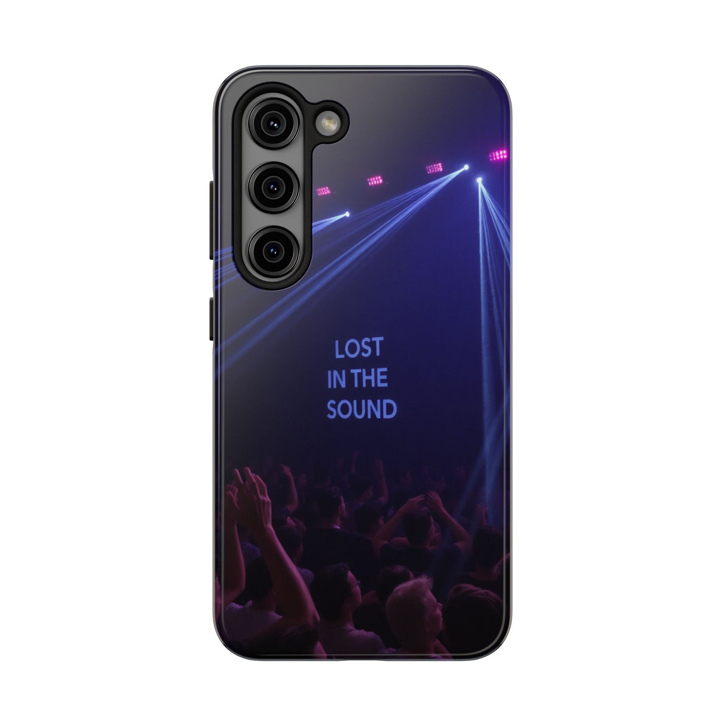 Vibrant Tough Phone Case - 'Lost in the Sound' Design for Music Lovers