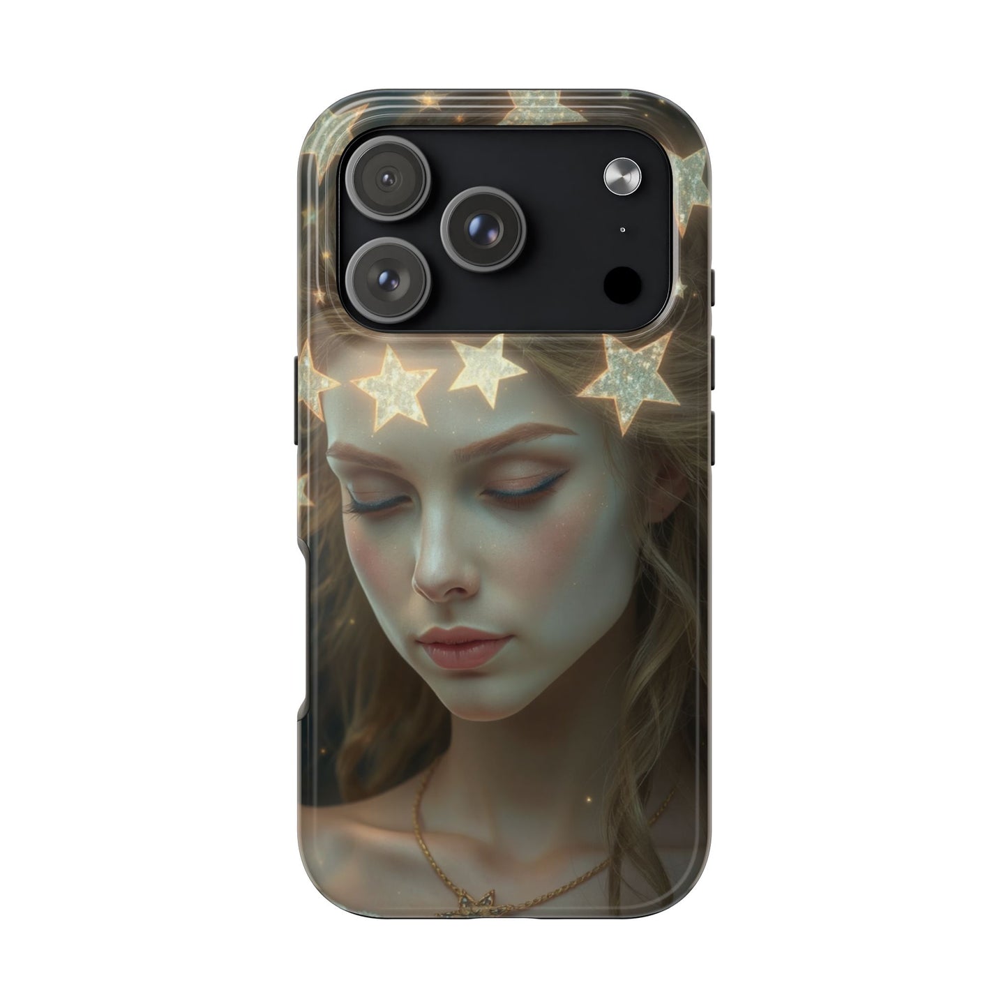Celestial Dream Tough Phone Case - Artistic Starry Design for Style Enthusiasts