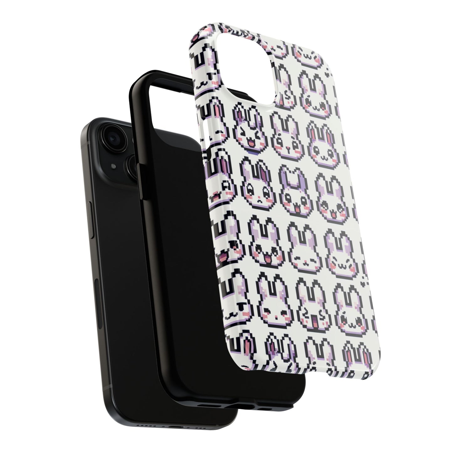 Cute Pixel Bunny Tough Phone Case - Stylish & Protective Cover for iPhone