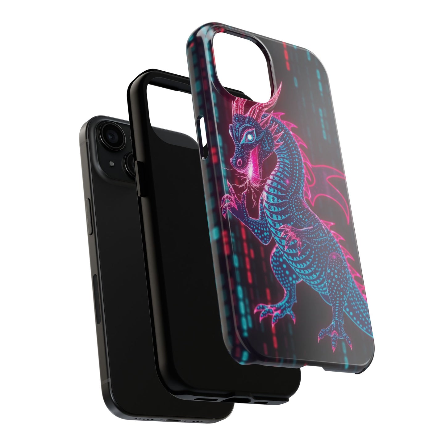 Electrifying Dragon Phone Case - Tough, Stylish Protection for Fantasy Lovers