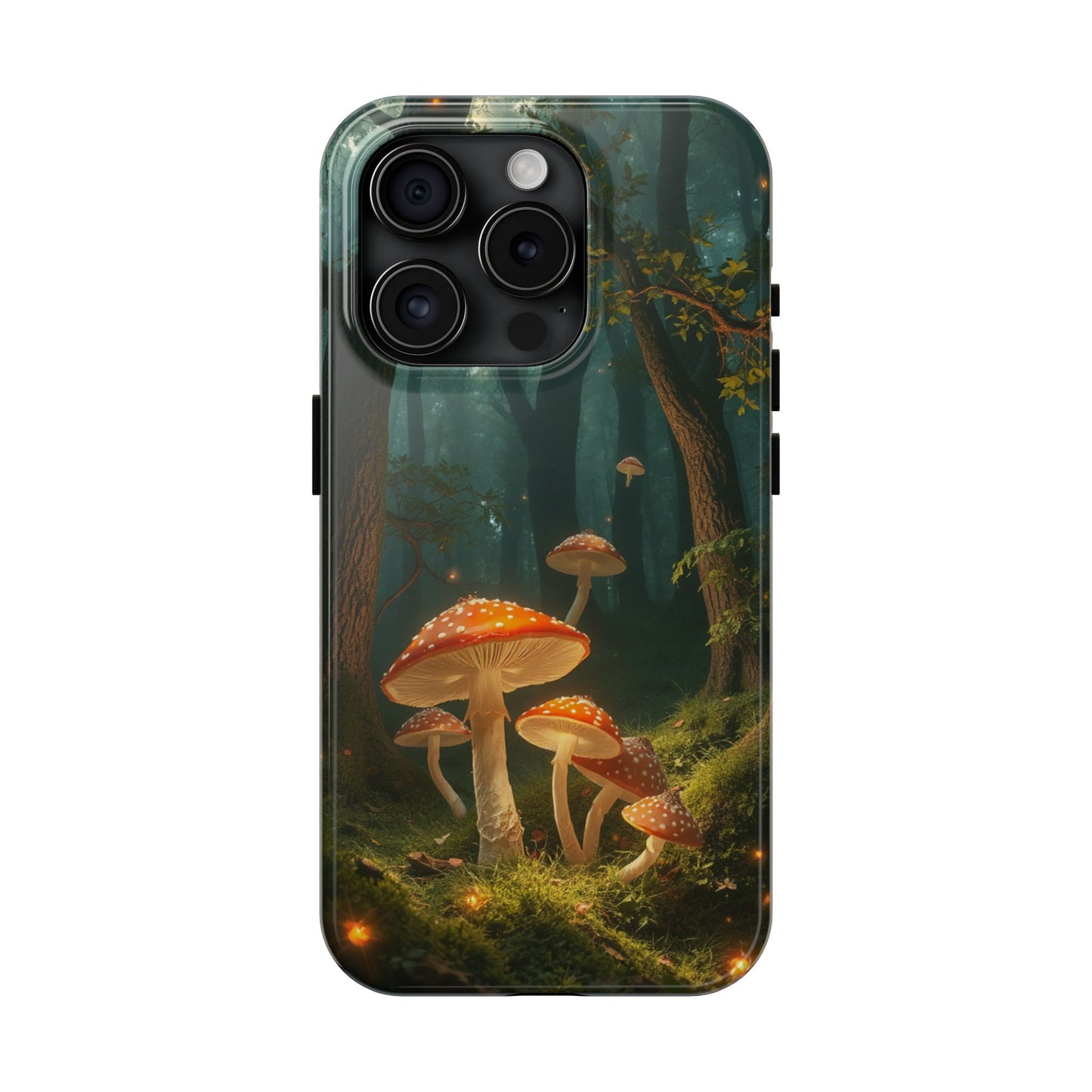 Whimsical Mushroom Tough Phone Case - Forest Fantasy Design