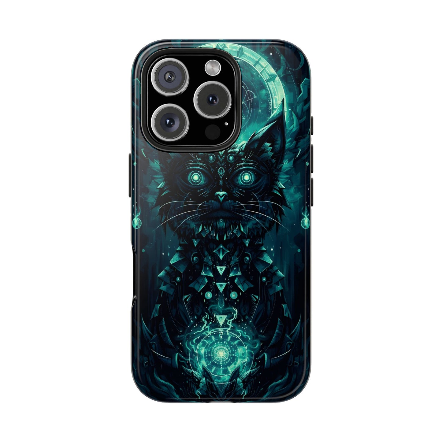 Mystical Dark Cat Phone Case - Tough Protective Cover for Cat Lovers - for iPhone