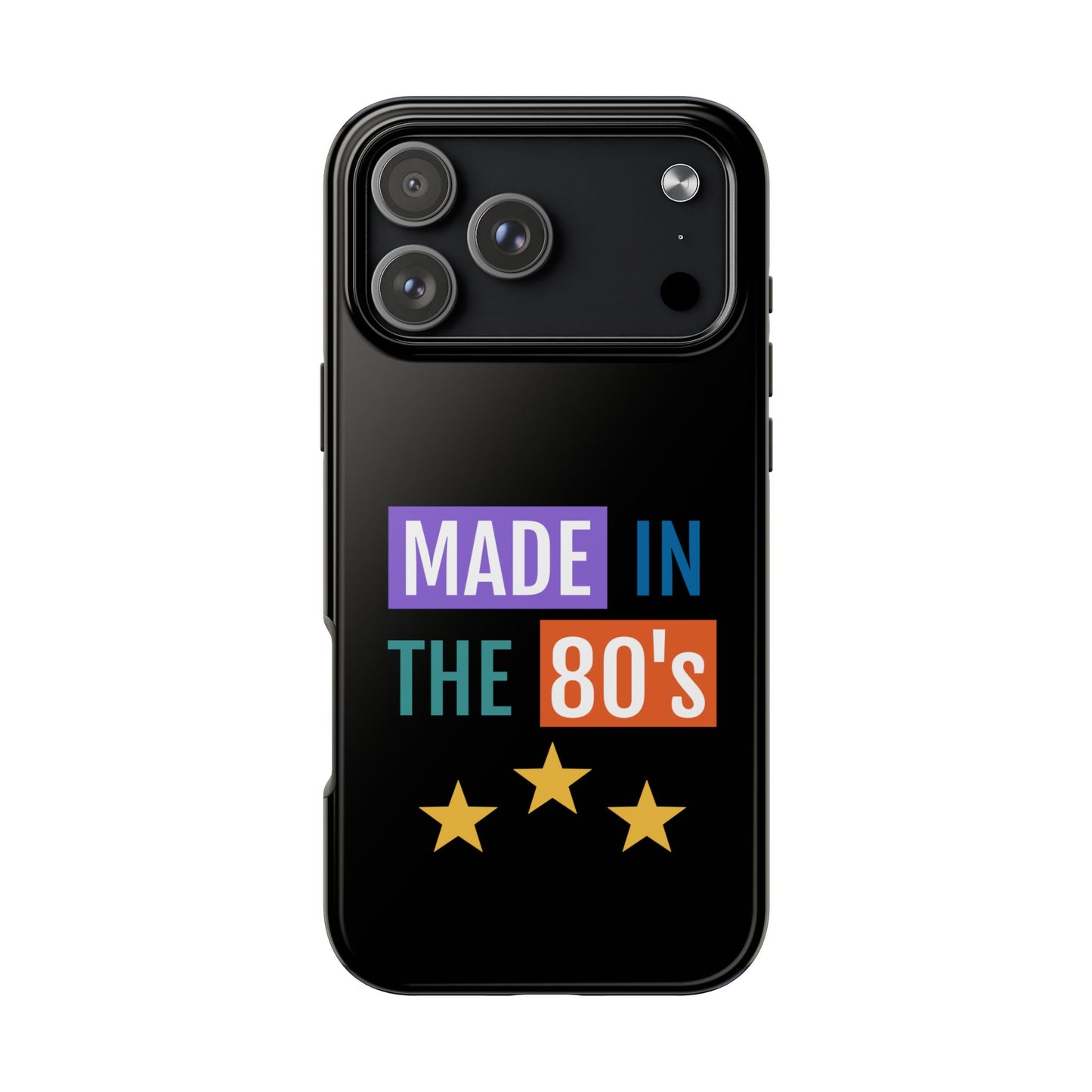 80's Retro Tough Phone Case - Made in the 80's Design