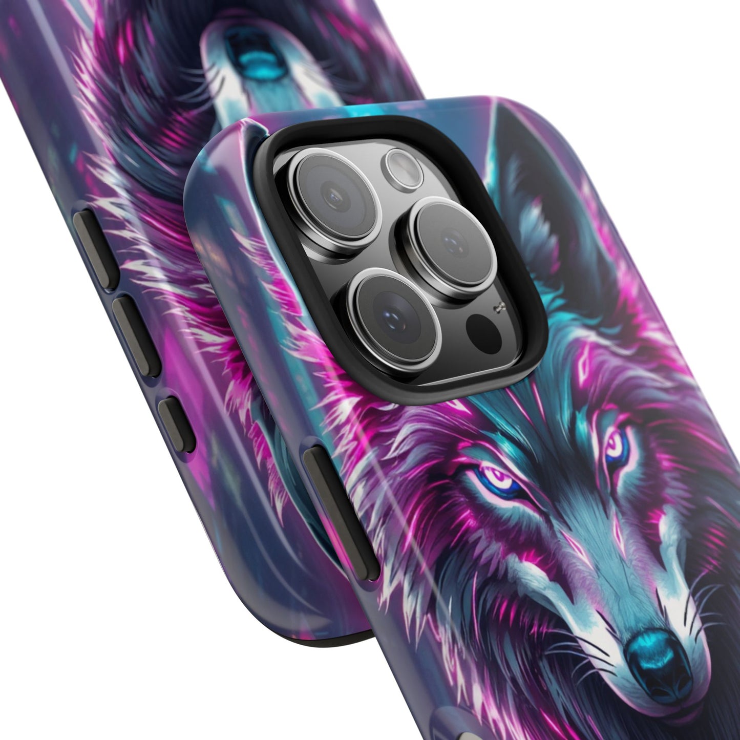 Fierce Wolf Phone Case - Tough & Vibrant Design for Animal Lovers