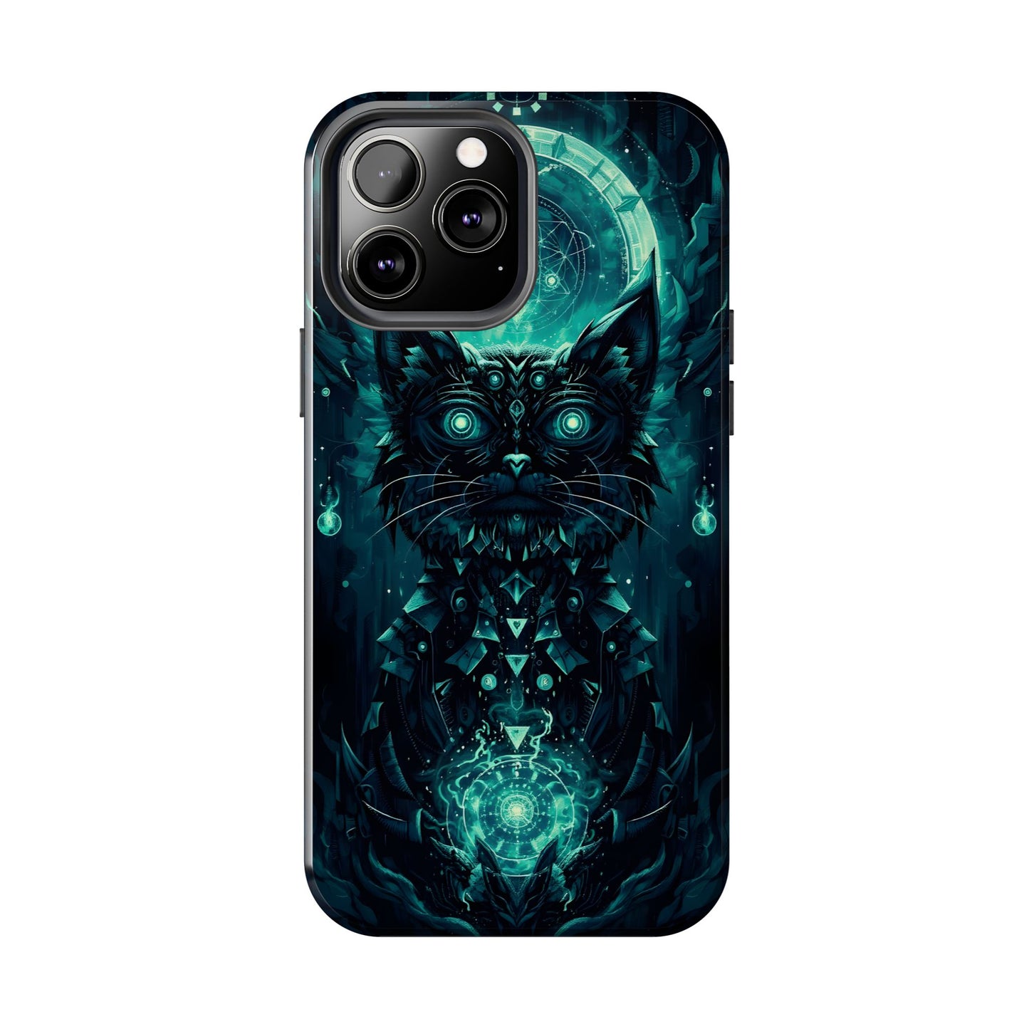 Mystical Dark Cat Phone Case - Tough Protective Cover for Cat Lovers - for iPhone