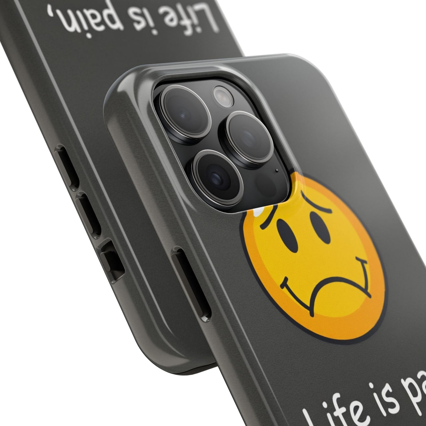 Life is Pain Tough Phone Case - Trendy Design for Smartphone Protection
