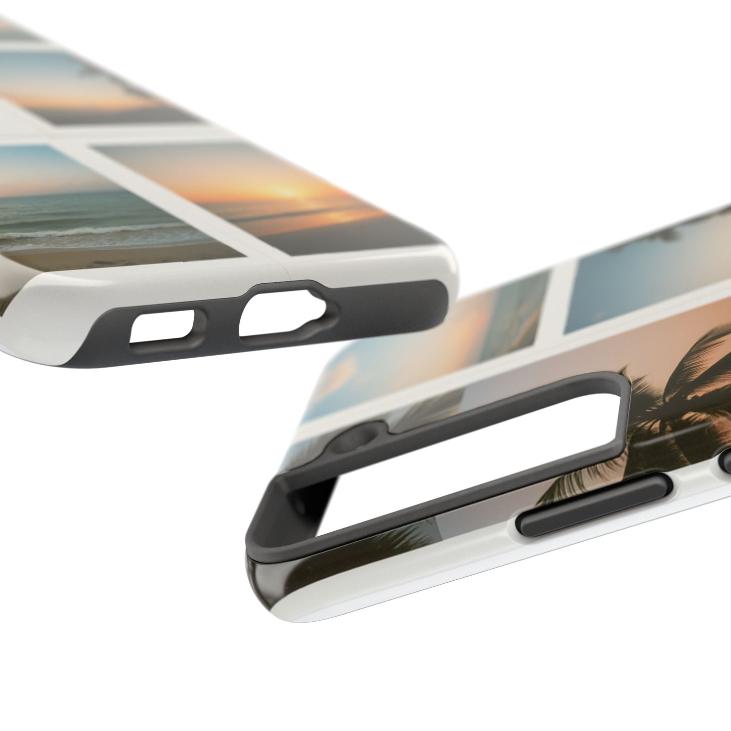 Tropical Sunset Tough Phone Case - Beach Vibes for Summer Adventures