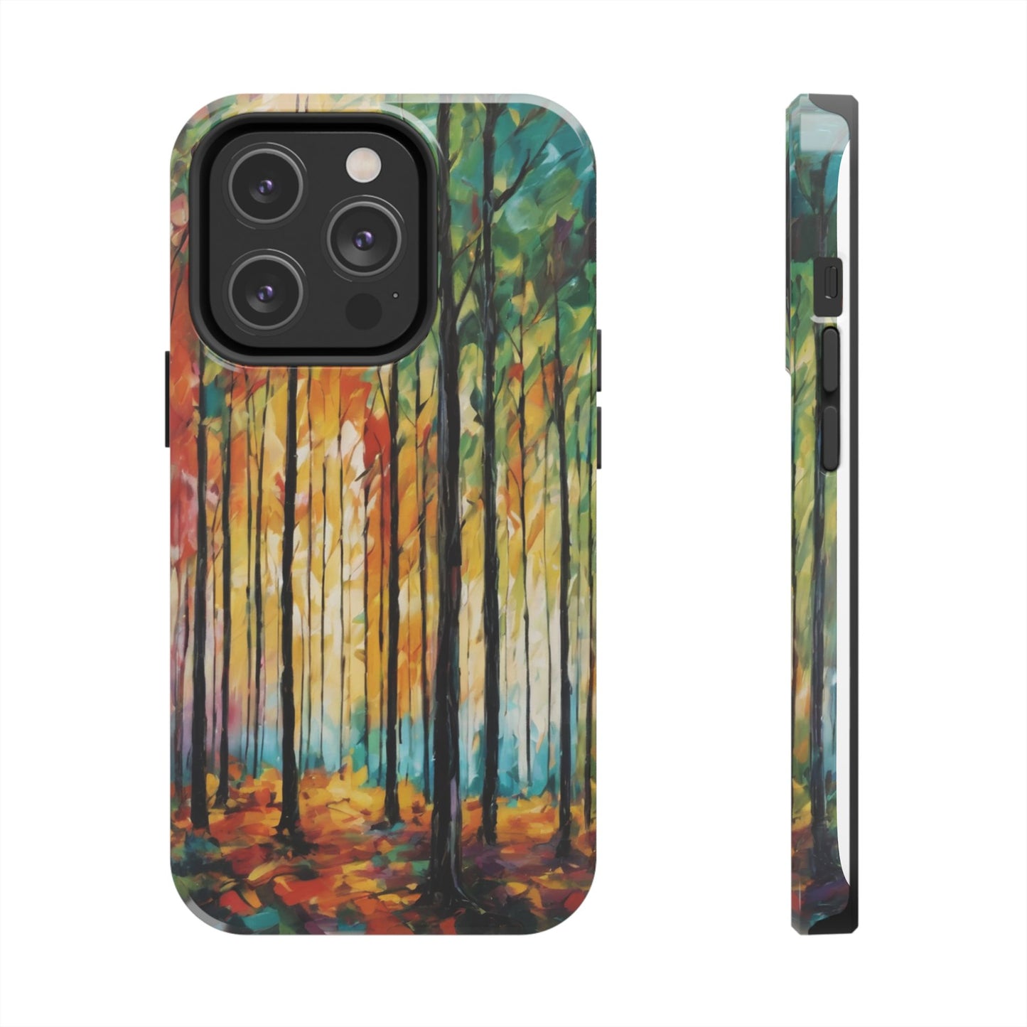 Autumn Forest Tough Phone Case - Colorful Nature Design - for iPhone