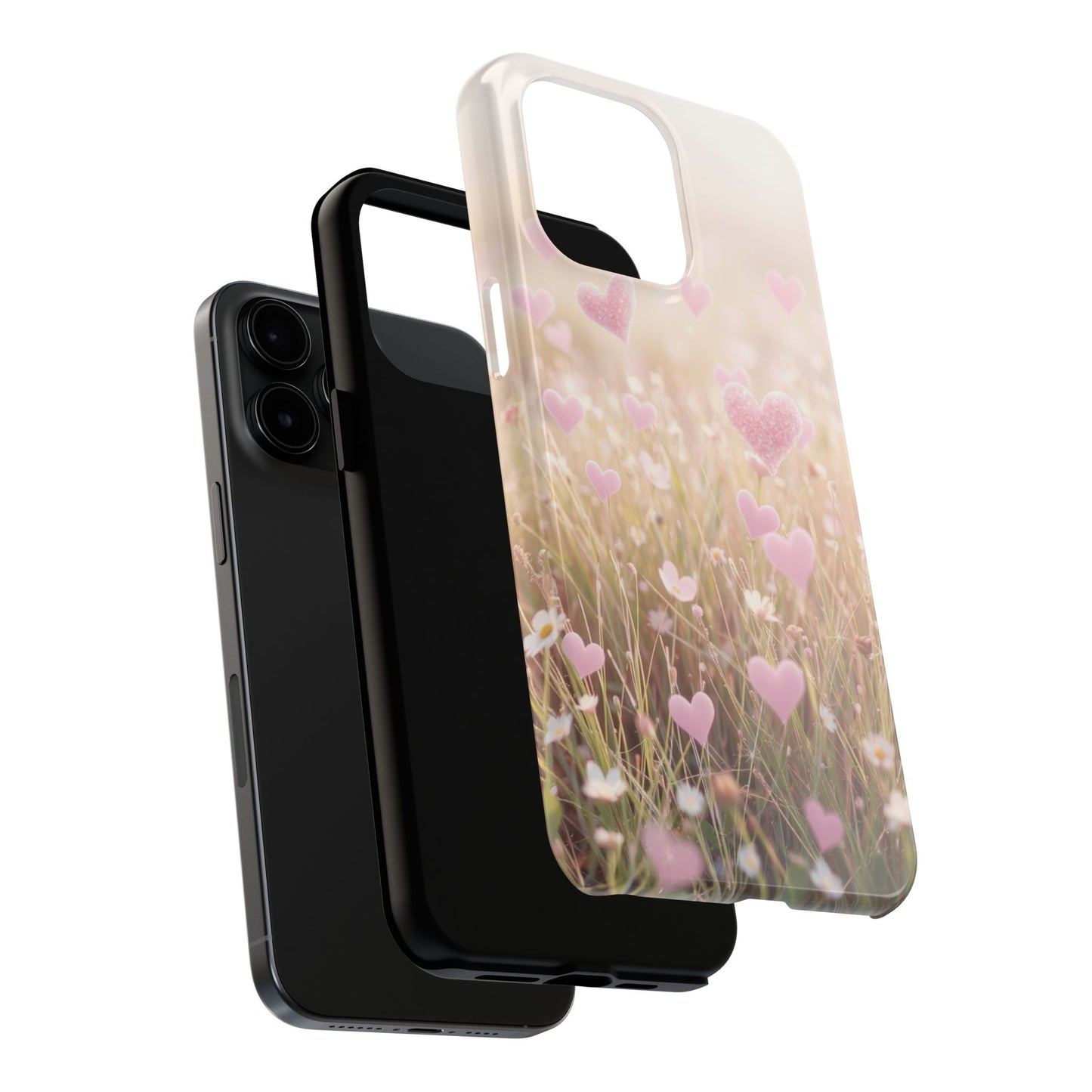 Romantic Hearts Tough Phone Case - Perfect for Lovers and Celebrations