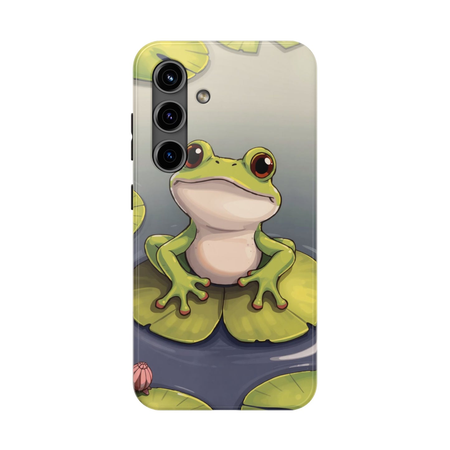 Cute Frog Tough Phone Case - Durable Protection with Nature Vibe