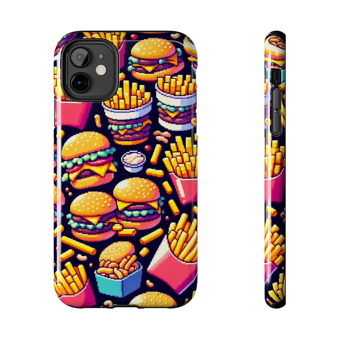 Retro Fast Food Phone Case - Tough and Durable - for iPhone