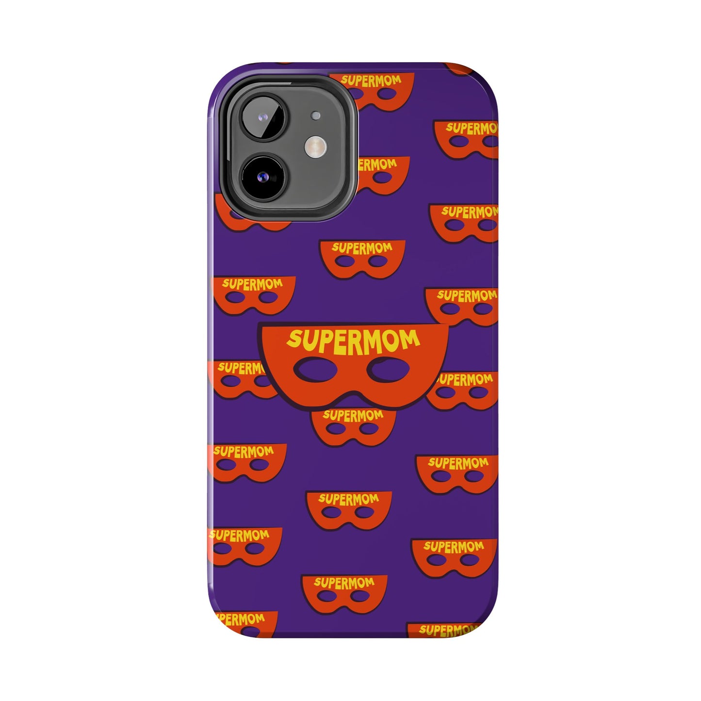 Supermom Tough Phone Case - Durable Protection with Fun Design - for iPhone