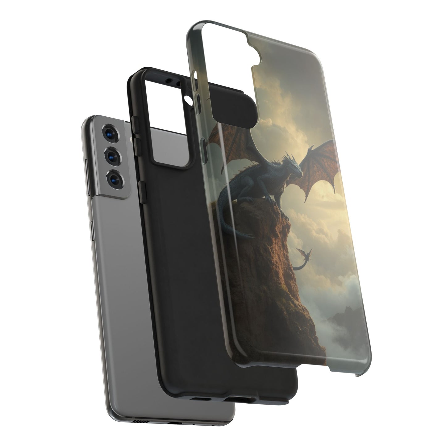 Dragon Fantasy Tough Phone Case - Durable Protection for Adventurers