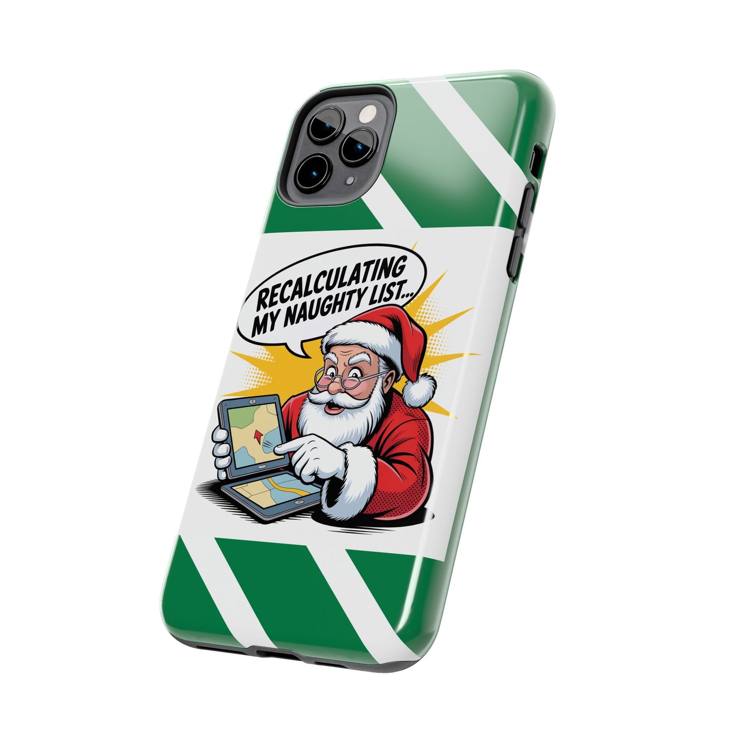Santa Naughty List Phone Case - Tough & Fun Holiday Protection