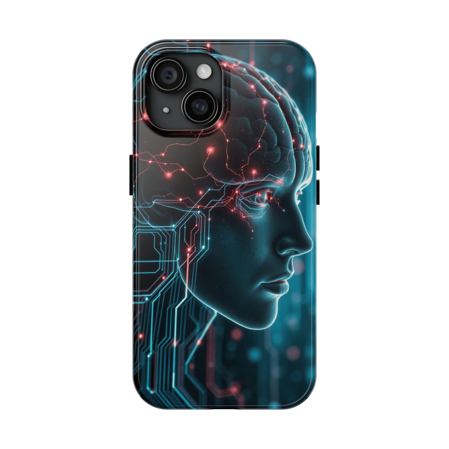 Futuristic Brain Design Tough Phone Case