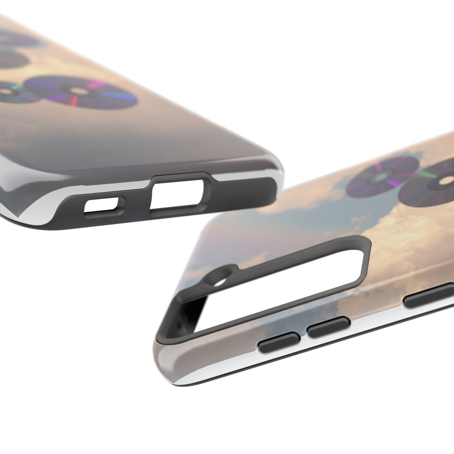 Vibrant Cloud CD Tough Phone Case - Durable and Stylish