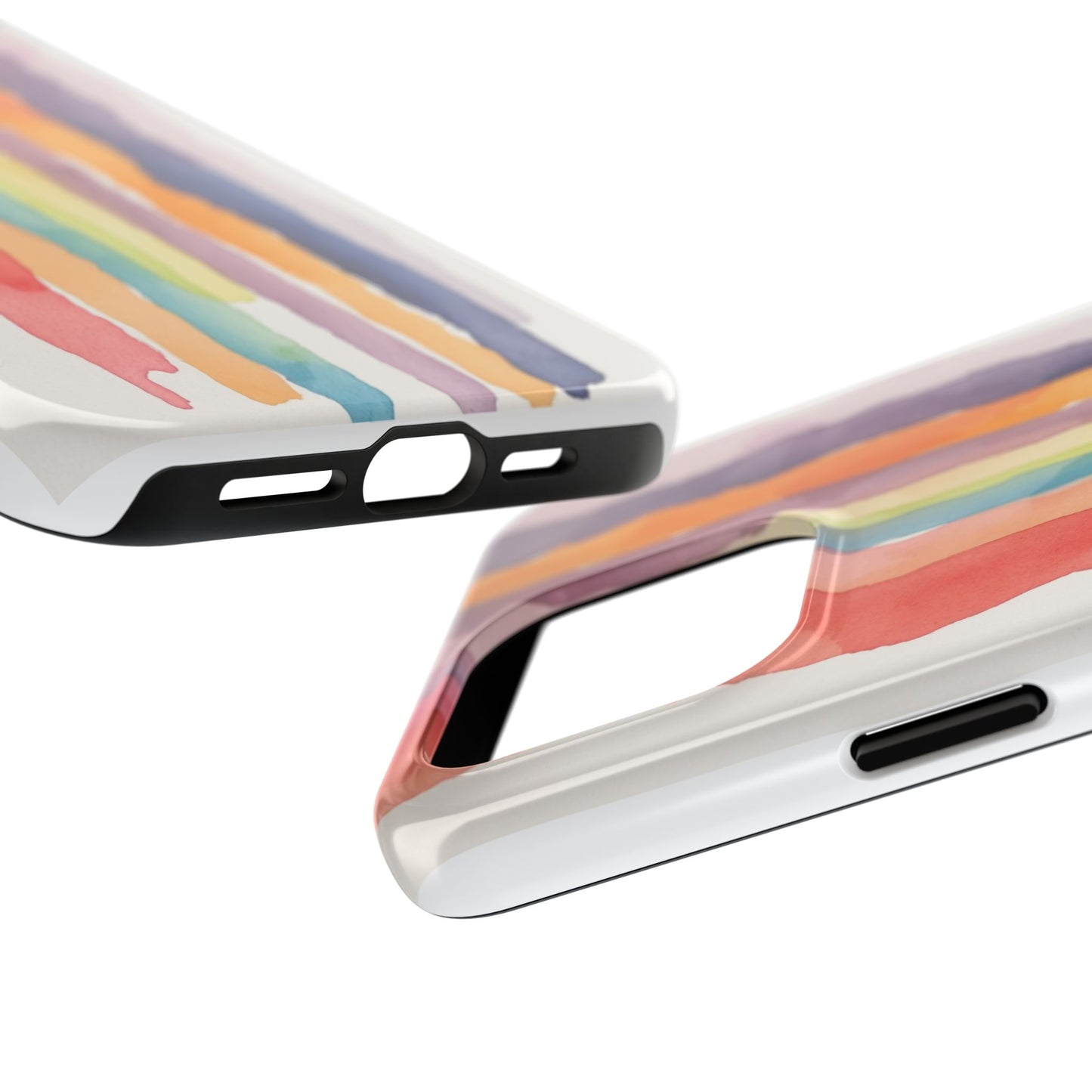 Colorful Watercolor Tough Phone Case - Stylish and Durable Cover for Creative Souls