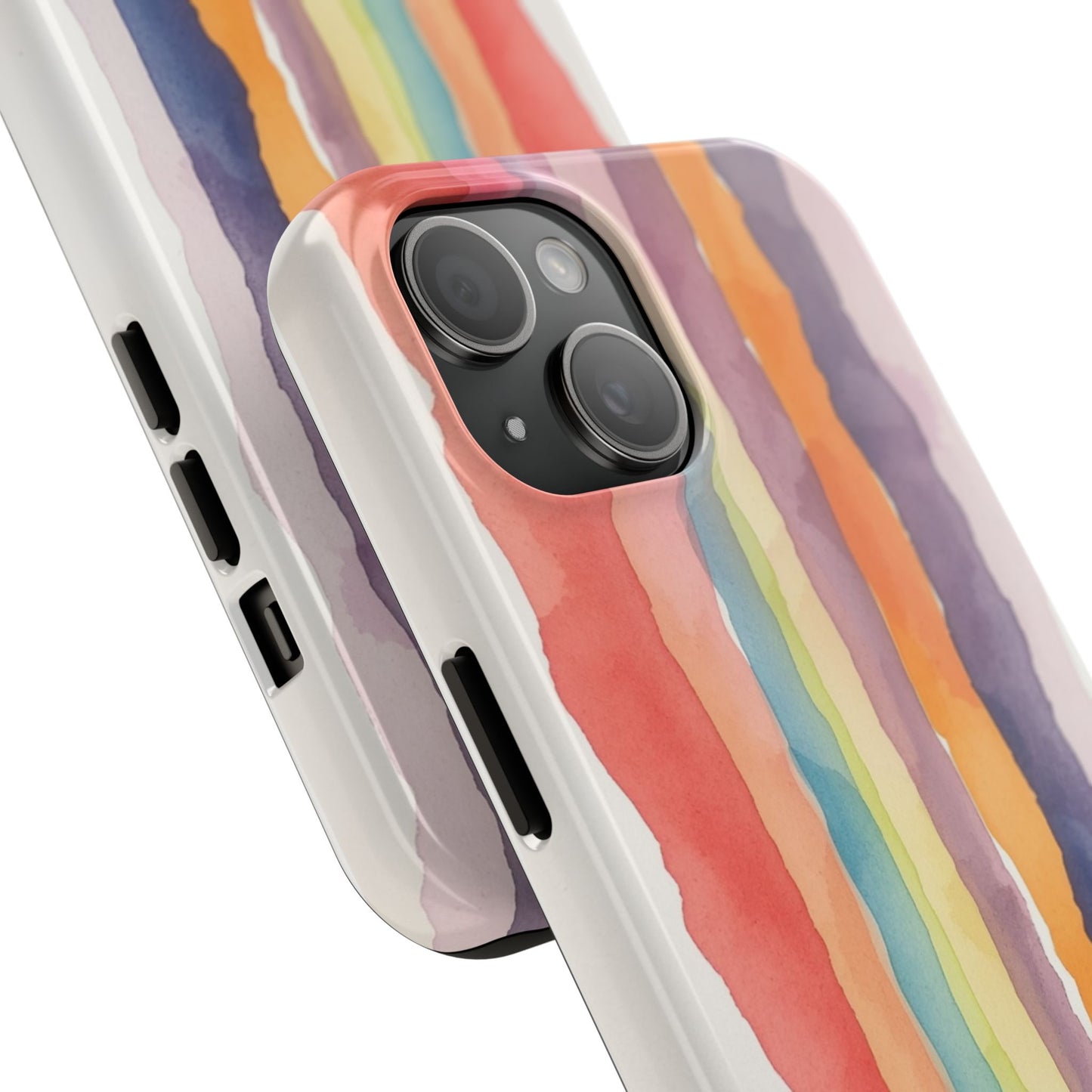 Colorful Watercolor Tough Phone Case - Stylish and Durable Cover for Creative Souls