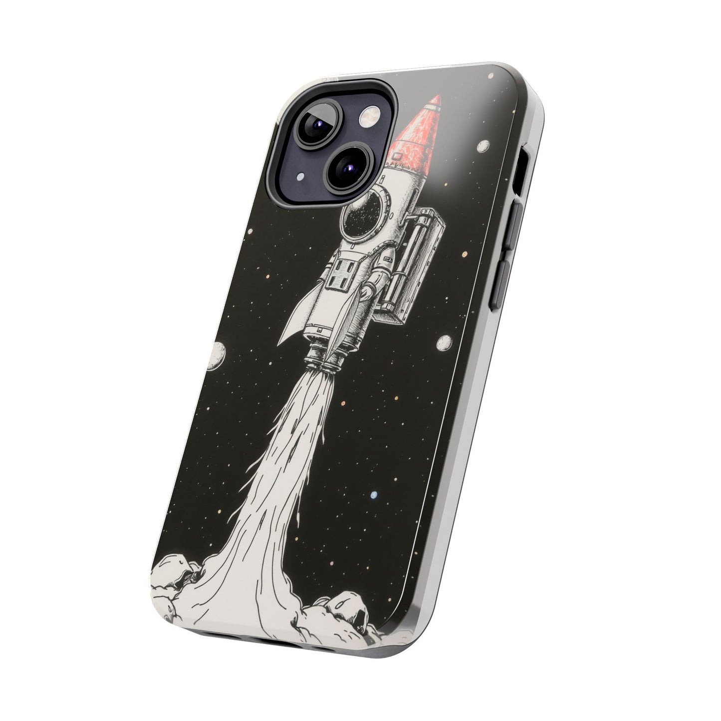 Cool Tough Phone Case for iPhone - Astro-Rocket Bond