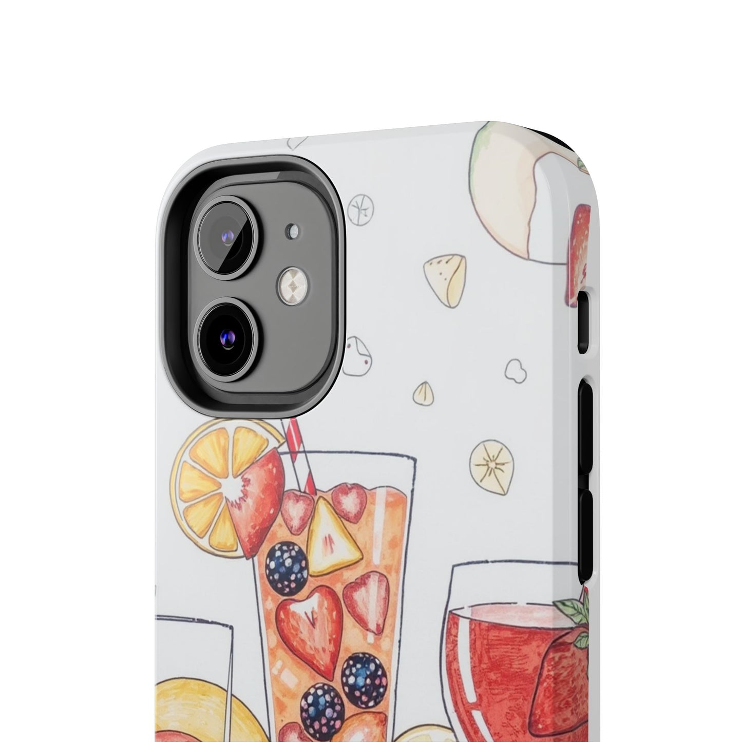 Colorful Fruit Cocktail Tough Phone Case - Perfect for Summer Vibes