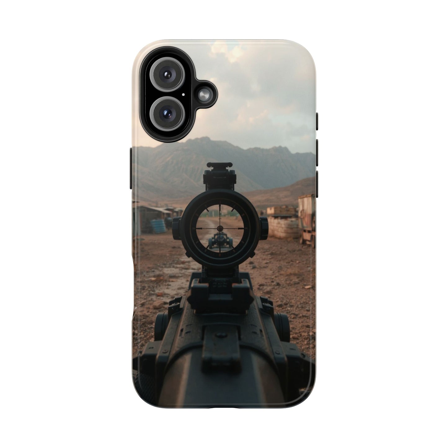 Tough Phone Case - Military Inspired Design with Sniper Scope