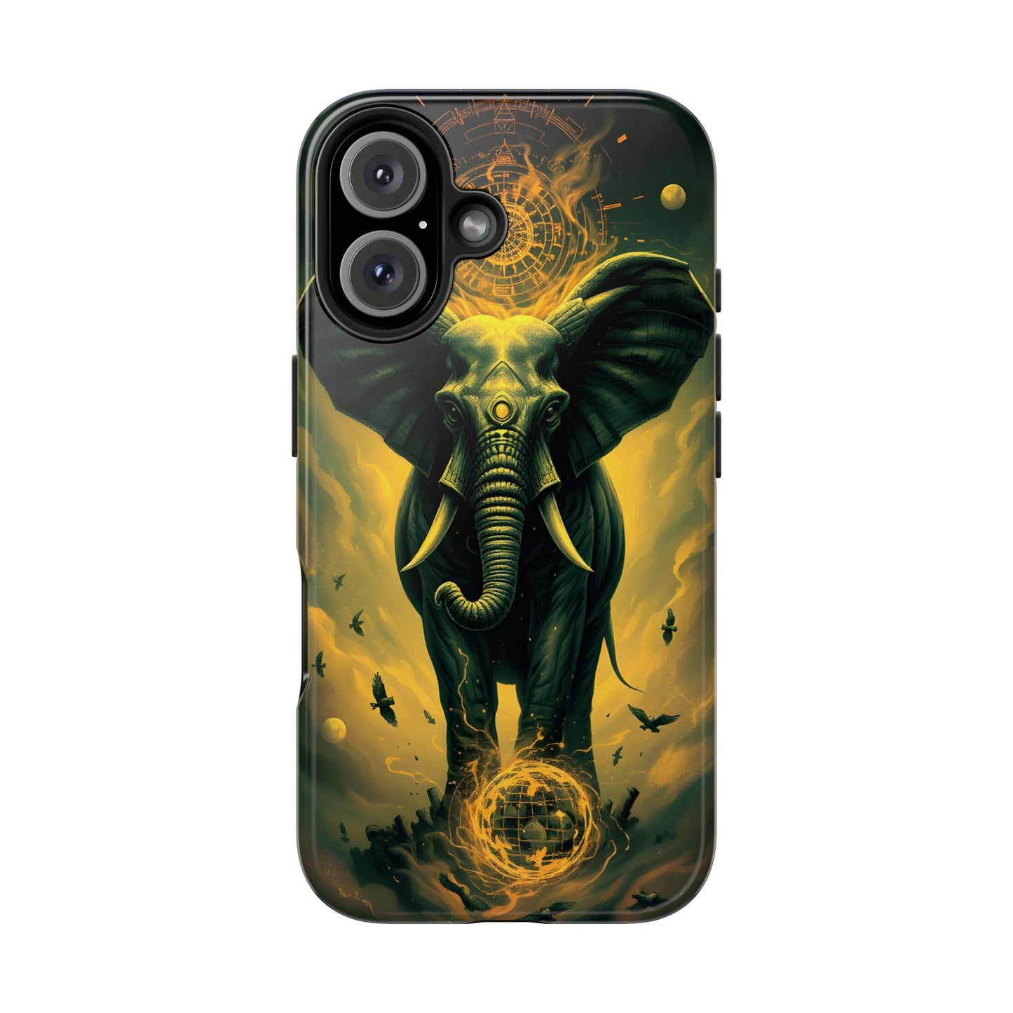 Majestic Elephant Clouds Tough Phone Case - Durable Protection with Bold Design - for iPhone