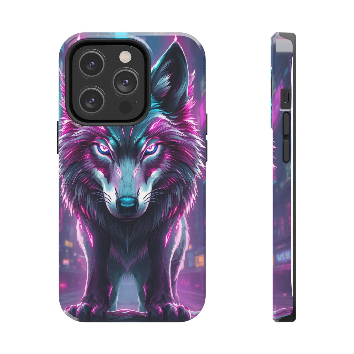 Fierce Wolf Phone Case - Tough & Vibrant Design for Animal Lovers