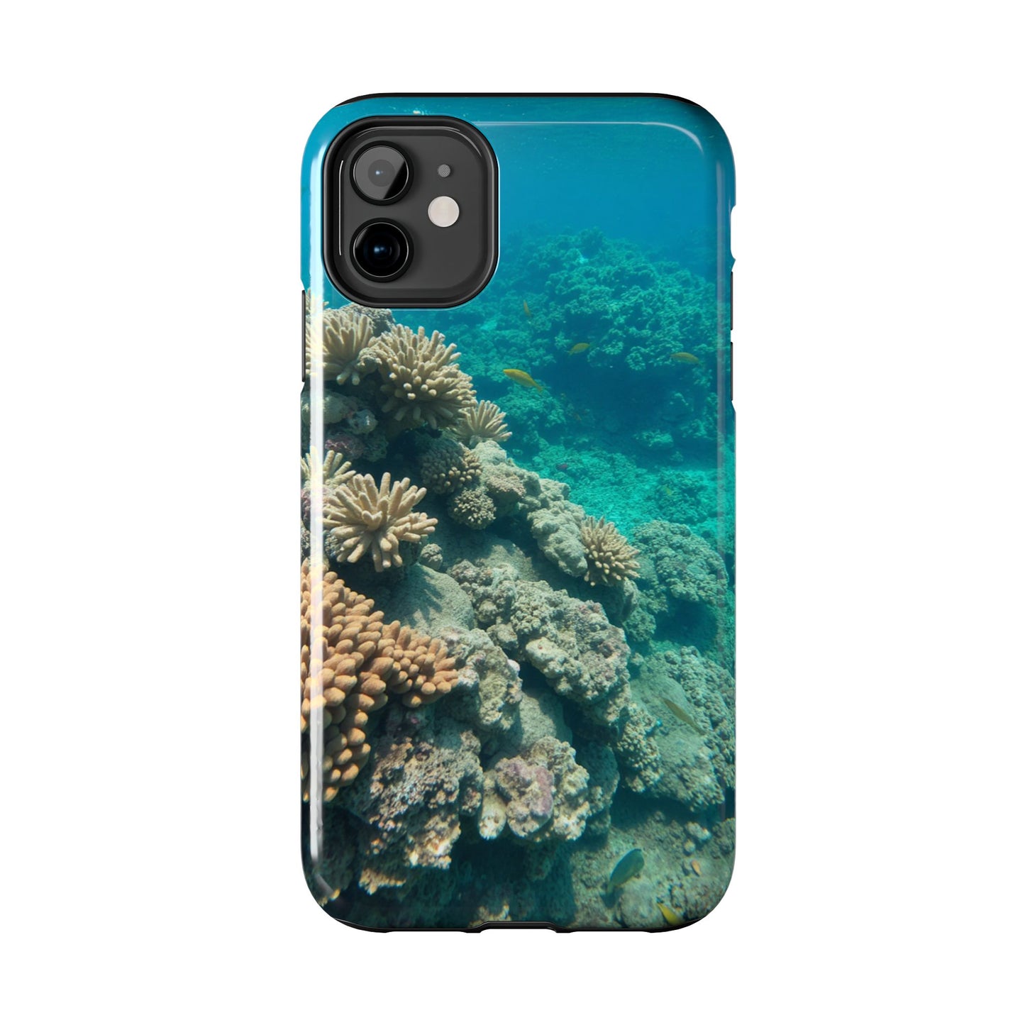 Coral Reef Tough Phone Case - Ocean Vibes Protection for Adventure Lovers