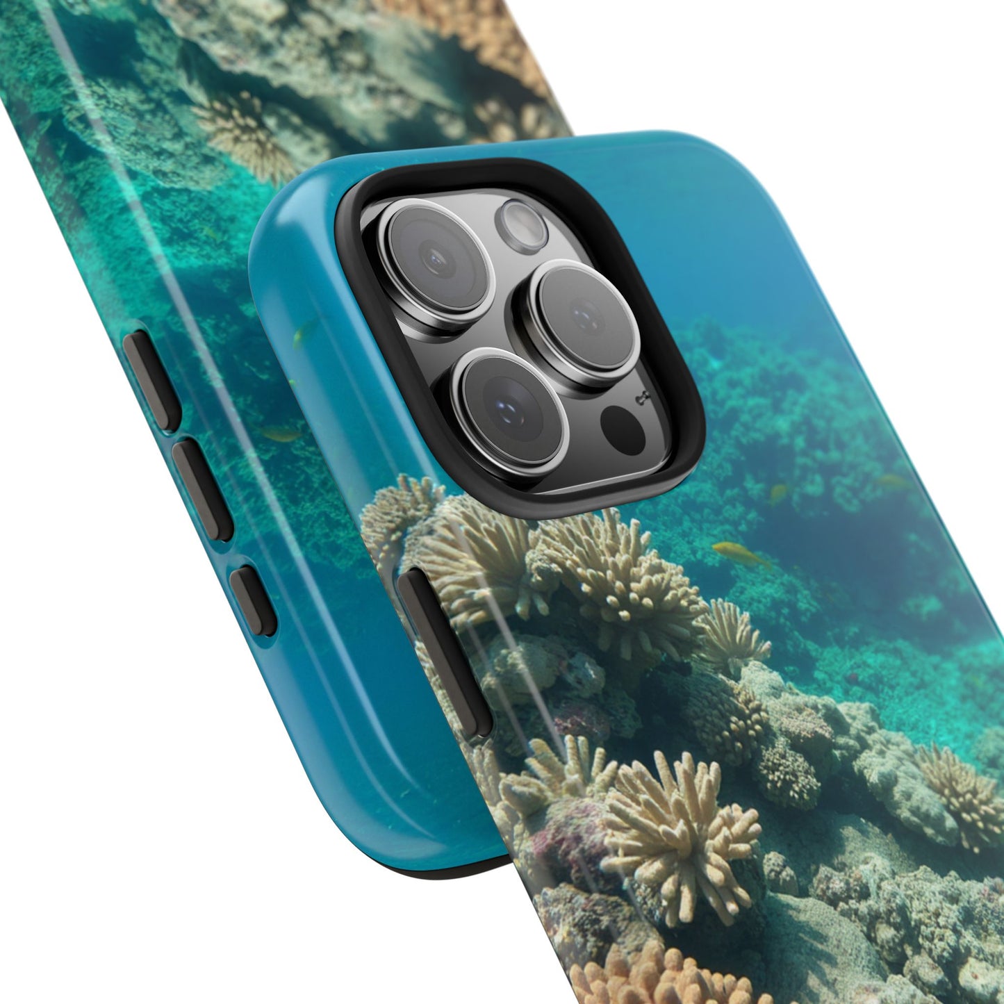 Coral Reef Tough Phone Case - Ocean Vibes Protection for Adventure Lovers