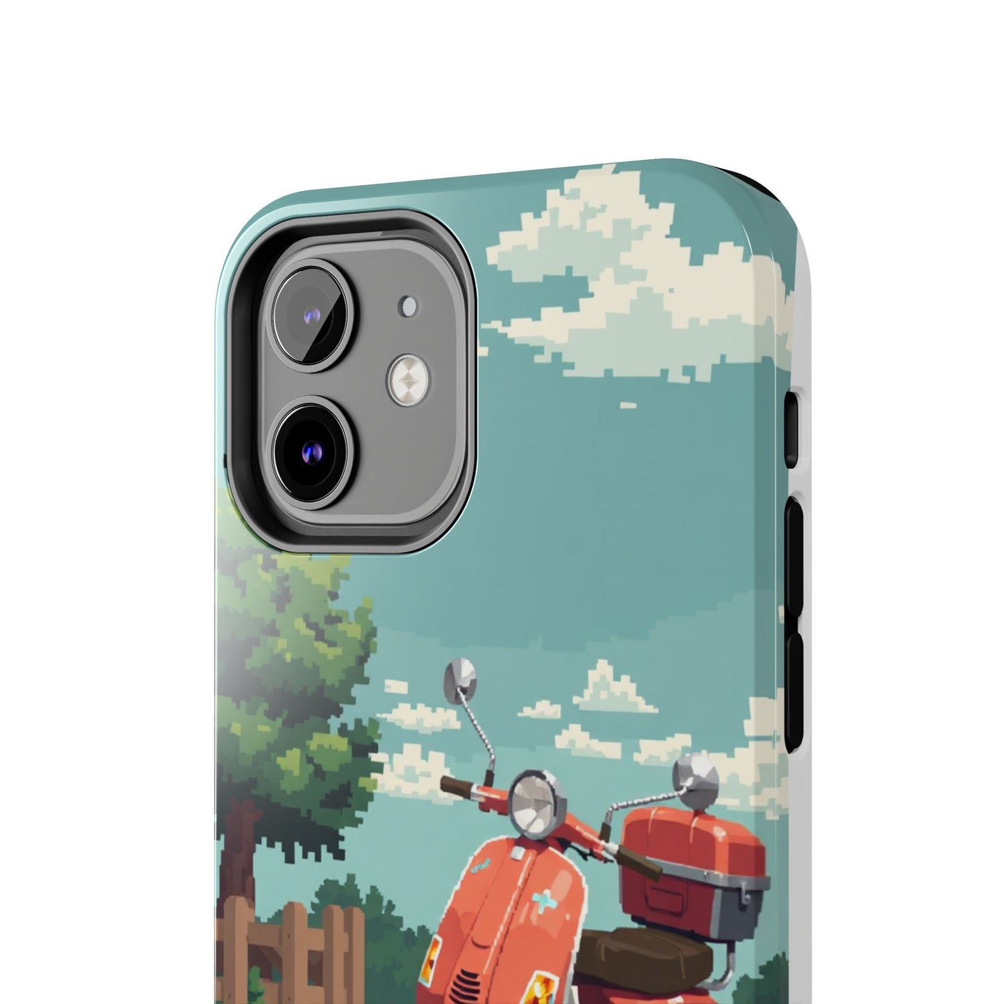 Retro Scooter Phone Case - Tough & Stylish Protection