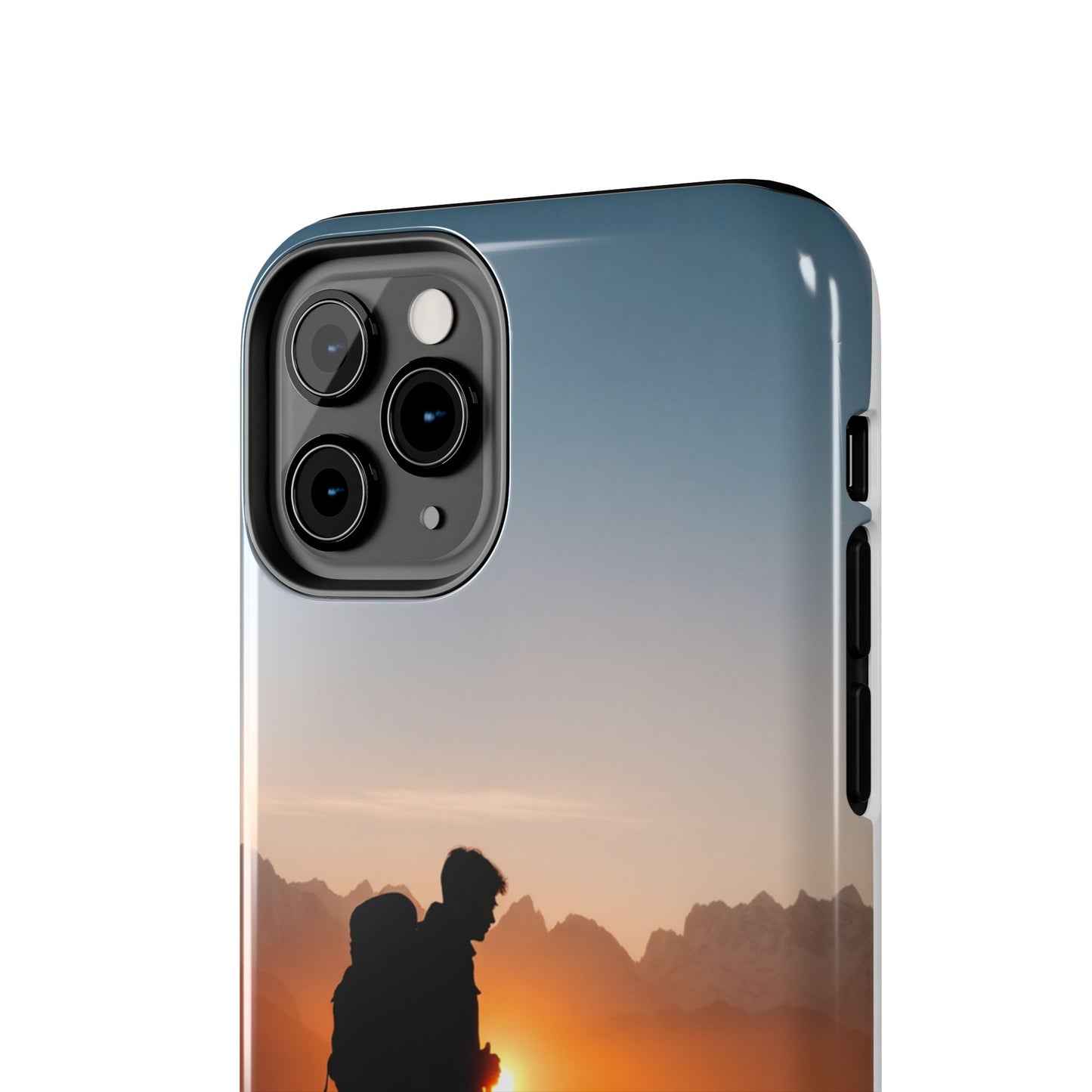 Explorer Adventure Sunset Mountain iPhone Case
