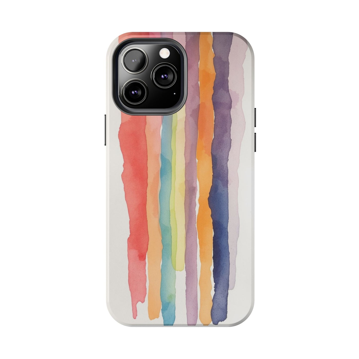 Colorful Watercolor Tough Phone Case - Stylish and Durable Cover for Creative Souls