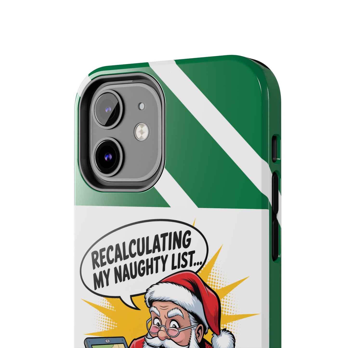 Santa Naughty List Phone Case - Tough & Fun Holiday Protection