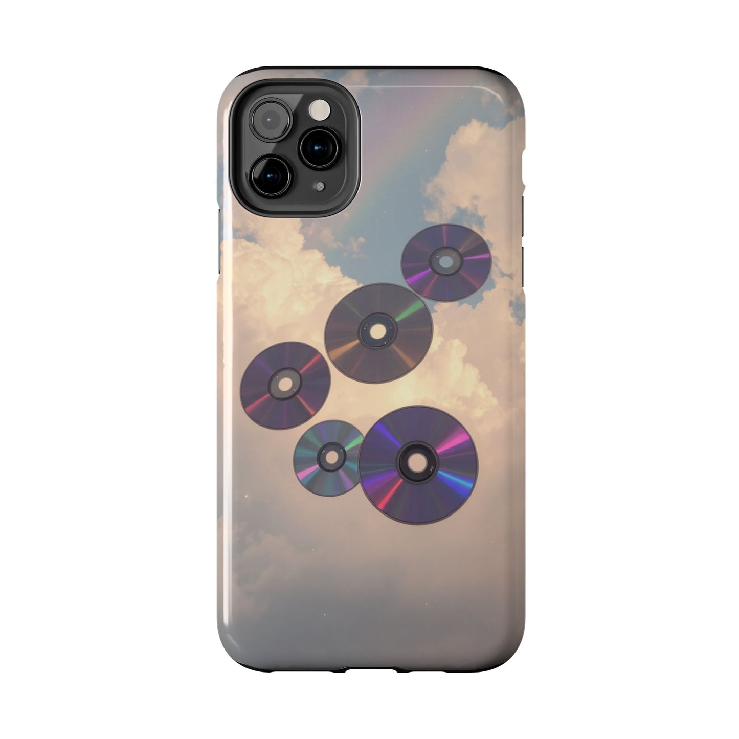 Vibrant Cloud CD Tough Phone Case - Durable and Stylish