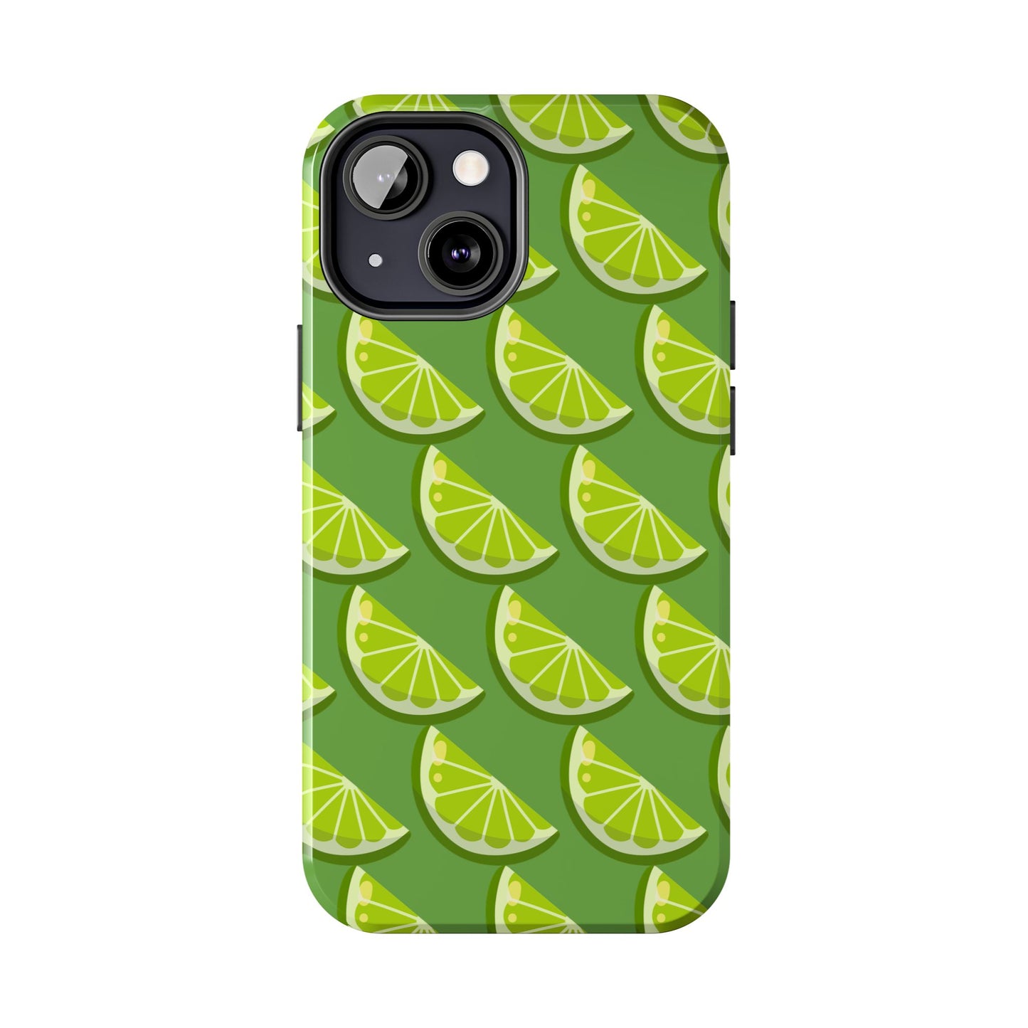 Lime Slice Tough Phone Case - Green Party - for iPhone