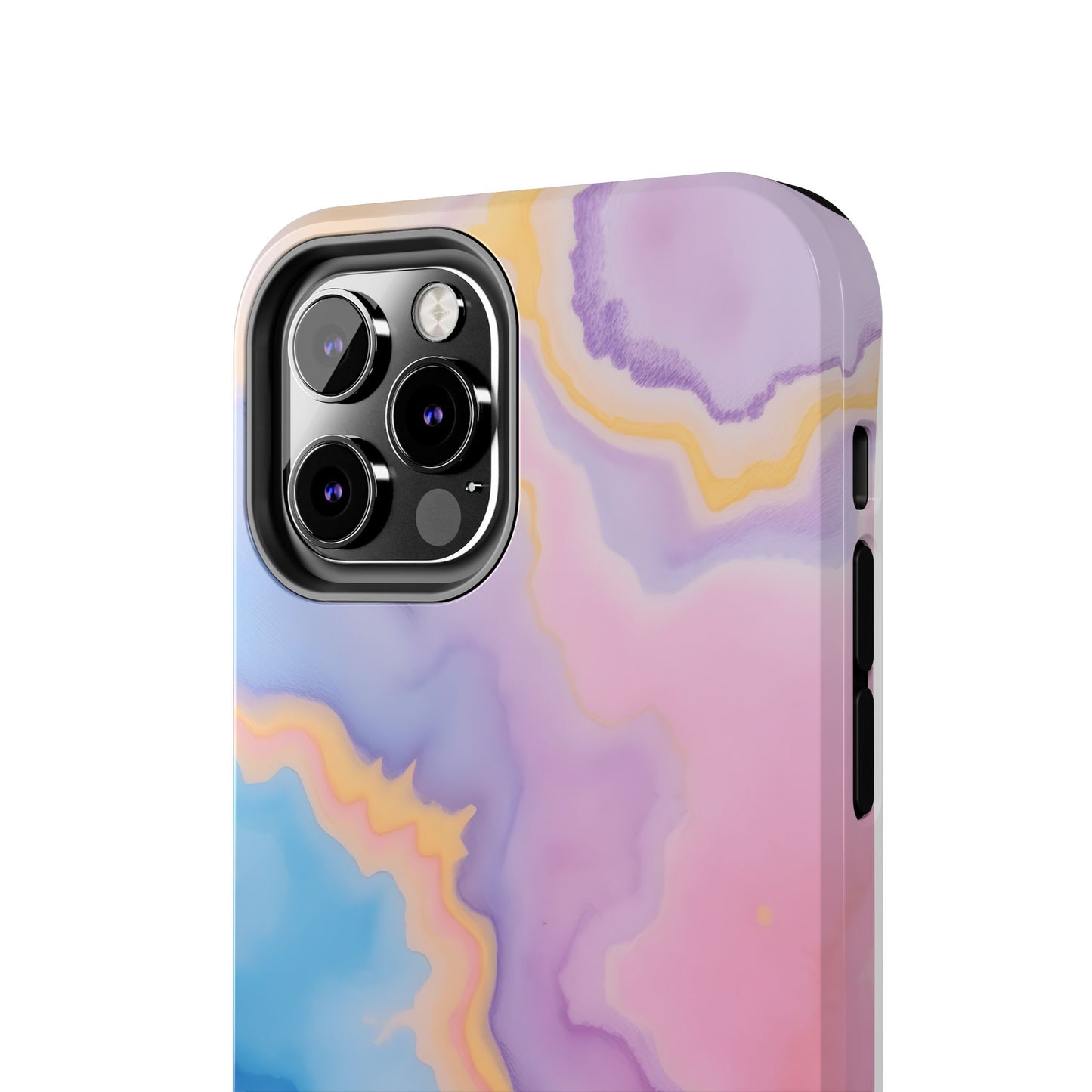 Watercolor Abstract Colors Tough Phone Case - Protective Cover for iPhone