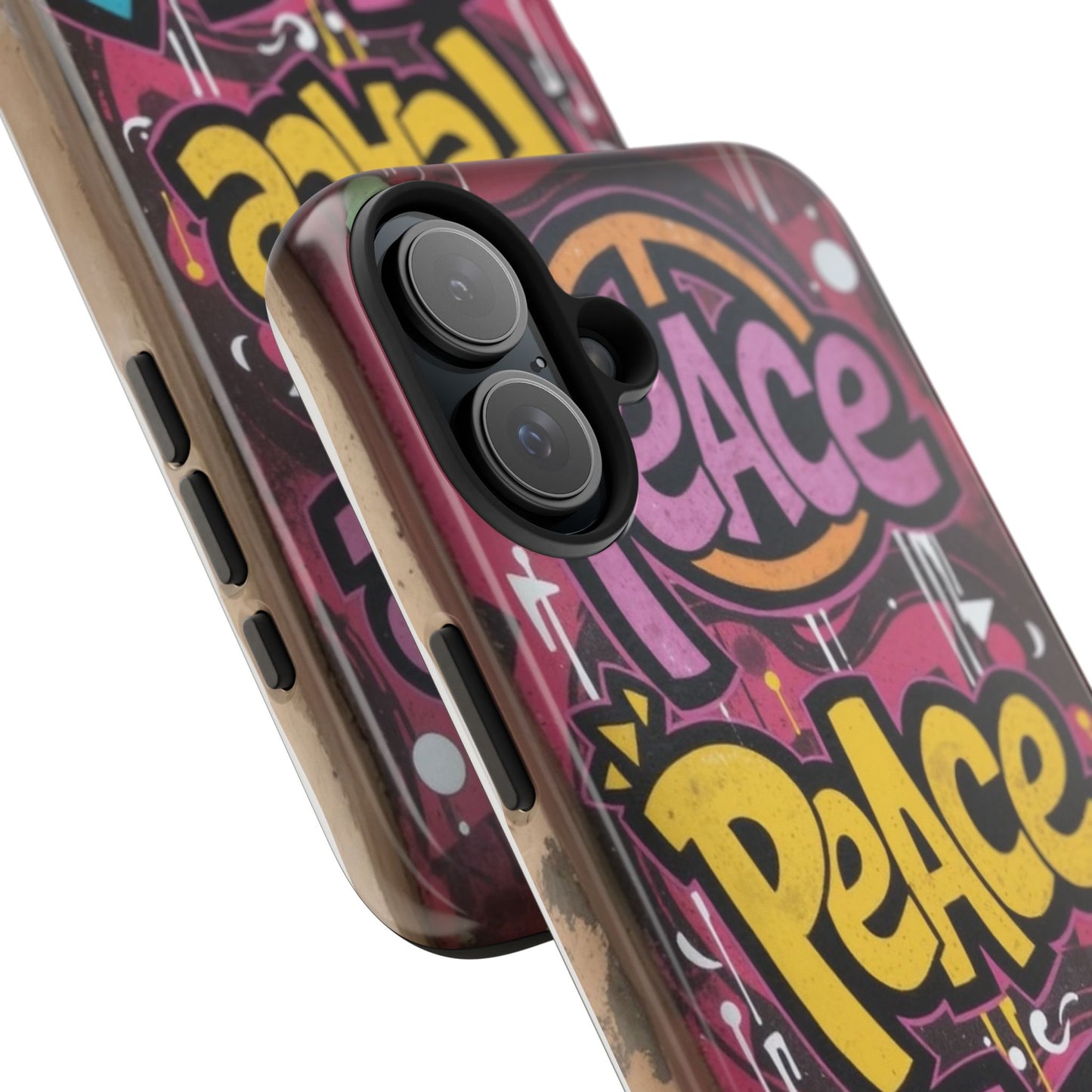 Colorful Peace Joy Tough Phone Case