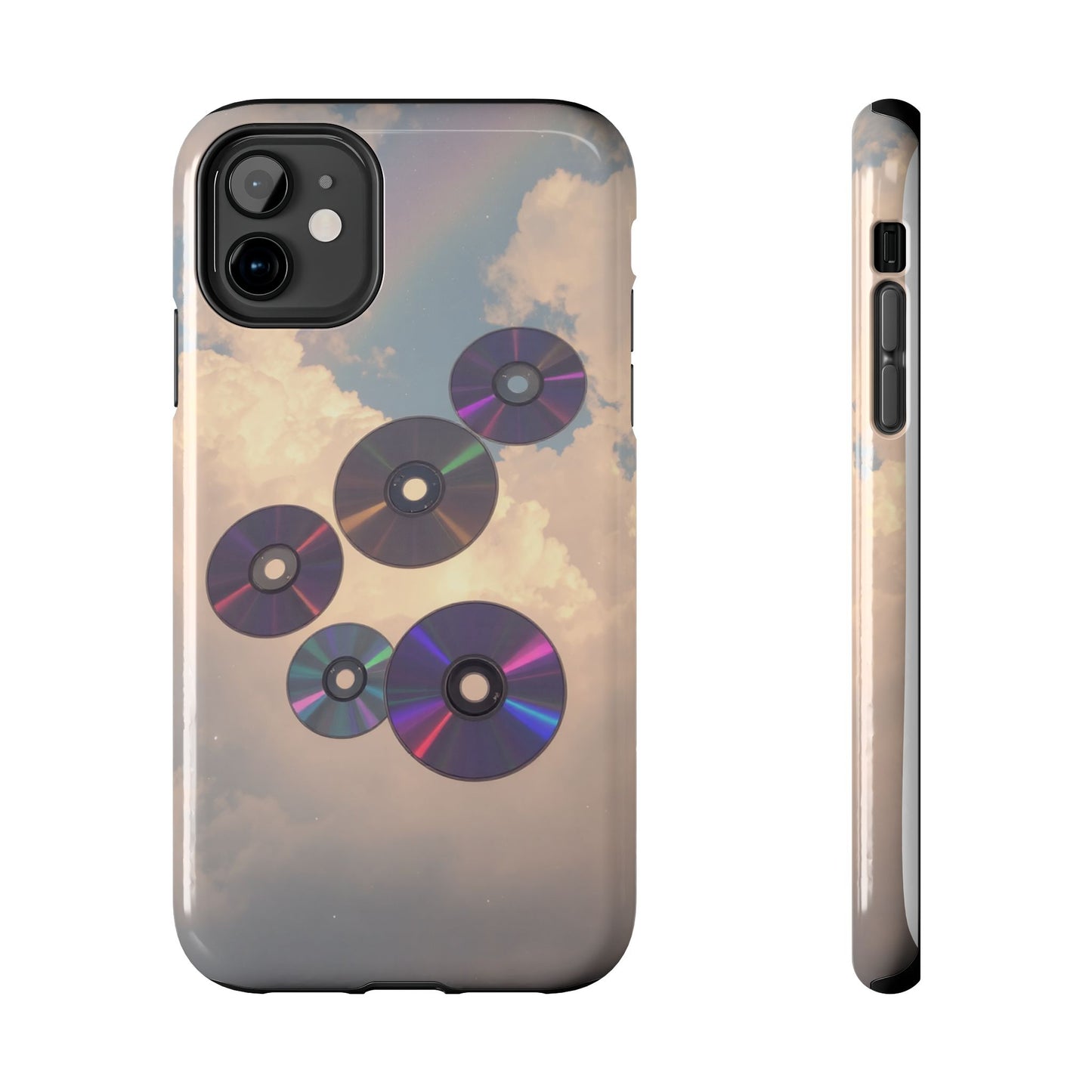 Vibrant Cloud CD Tough Phone Case - Durable and Stylish