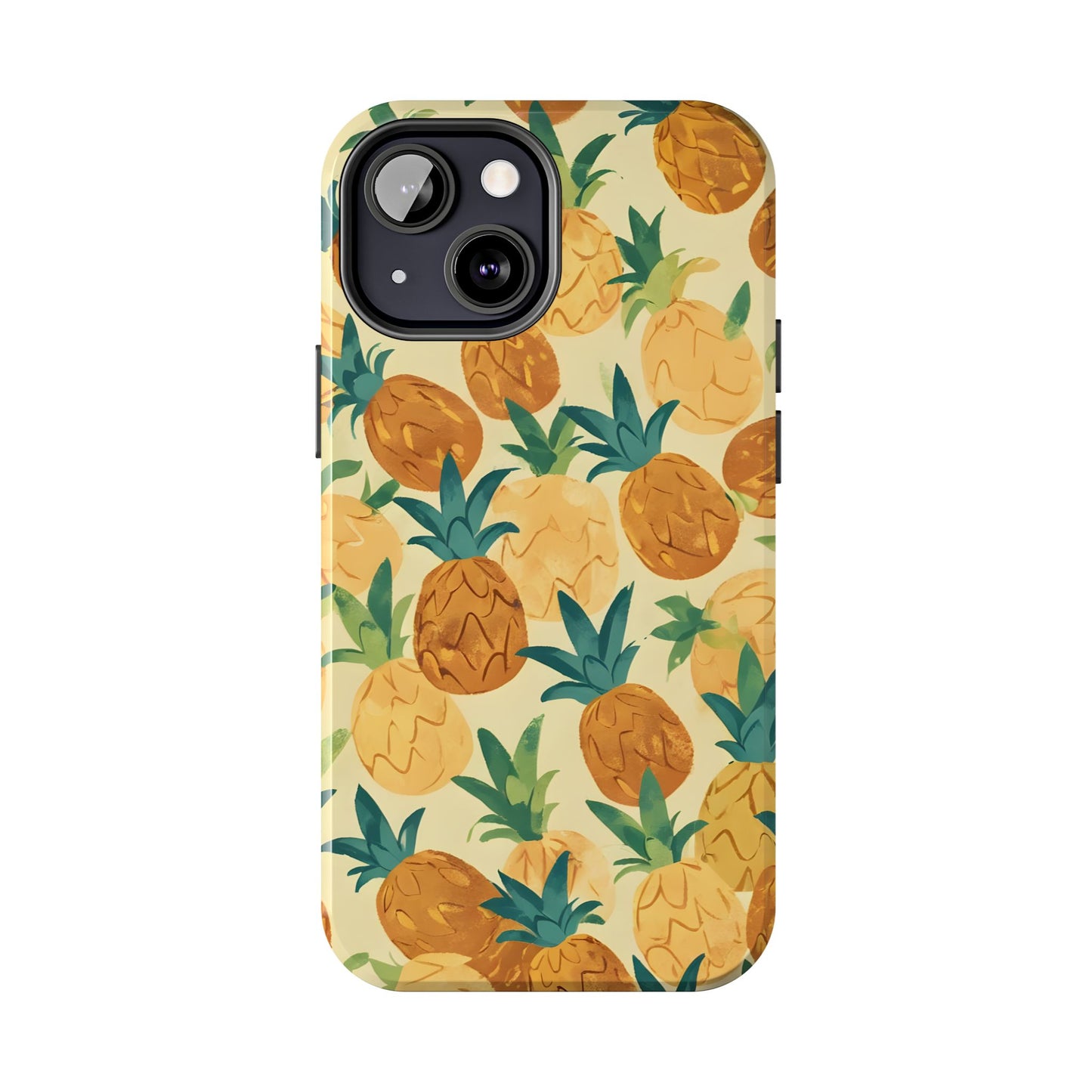 Pineapple Paradise Tough Phone Case - Durable and Stylish for Summer Vibes - for iPhone