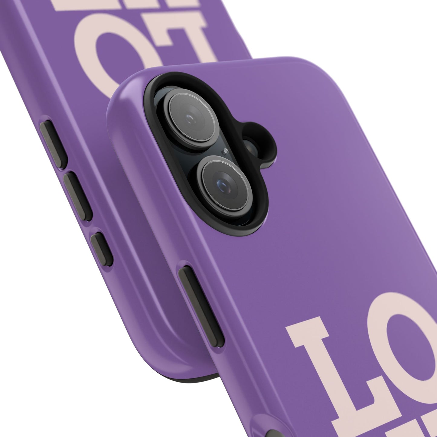 Purple Love Phone Case - Durable & Stylish Tough Case - for iPhone